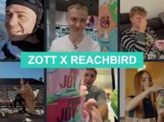 Reachbird mit Influencer-Kampagne für Zott in Berlin Reachbird-Kampagne für Zott (Foto: Reachbird)