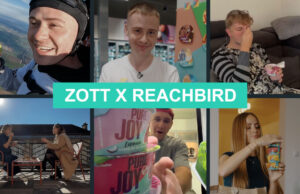 Reachbird mit Influencer-Kampagne für Zott in Berlin Reachbird-Kampagne für Zott (Foto: Reachbird)