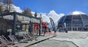 Samsung Schweiz geht mit Content Creatorn auf Tour AI Experience Tour beim SunIce-Festival (Fotos: Samsung)