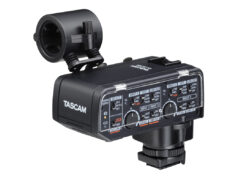 Digitaler Tascam-Mikrofonadapter für Nikon ZR erhältlich CA-XLR2d (Foto: Tascam)