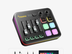 Maono präsentiert G3 Audio Mixer für Streamer und Creator Der G3 Audio Mixer in Schwarz (Foto: Maono)