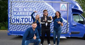 Aldi Nord schickt Ryko, Rosemondy und Showtime auf Karrieretour Aldi Nord und Dentsu Creative schicken Creator auf Karrieretour (Fotos: Aldi Nord)
